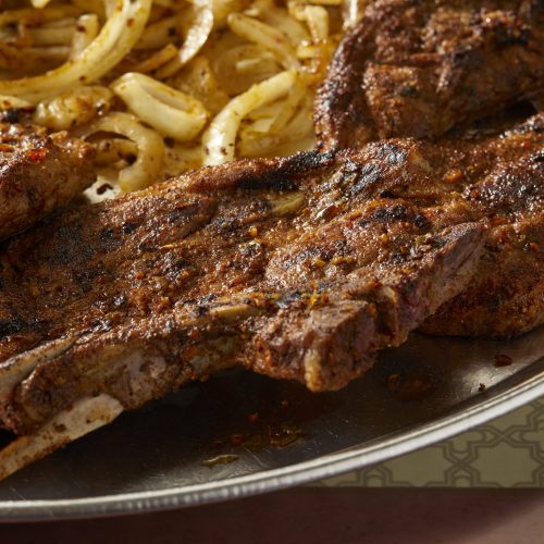 Char Grilled Lamb and Goat Steak Meal Mediterranean food Catering Minneapolis