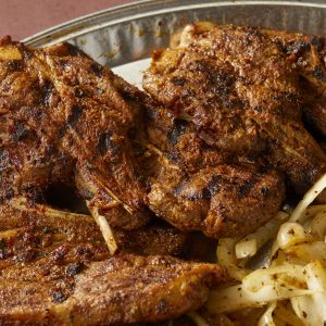 Char Grilled Lamb and Goat Steak Meal Mediterranean food Catering Minneapolis