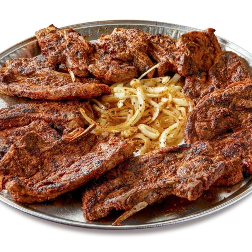 Char Grilled Lamb and Goat Steak Meal Mediterranean food Catering Minneapolis