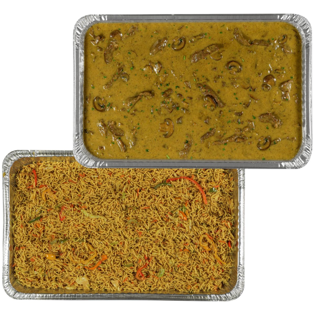 Beef Stroganoff Rice Mediterranean cuisine event food catering