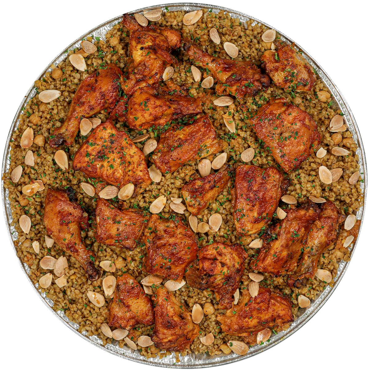Freekah Chicken Mediterranean cuisine event food catering