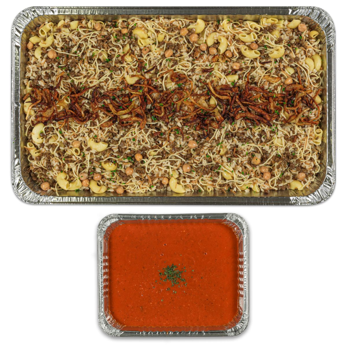 Koshari Mediterranean cuisine event food catering specialty items